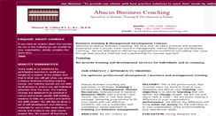Desktop Screenshot of abacusbusinesscoaching.com