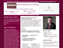 Tablet Screenshot of abacusbusinesscoaching.com